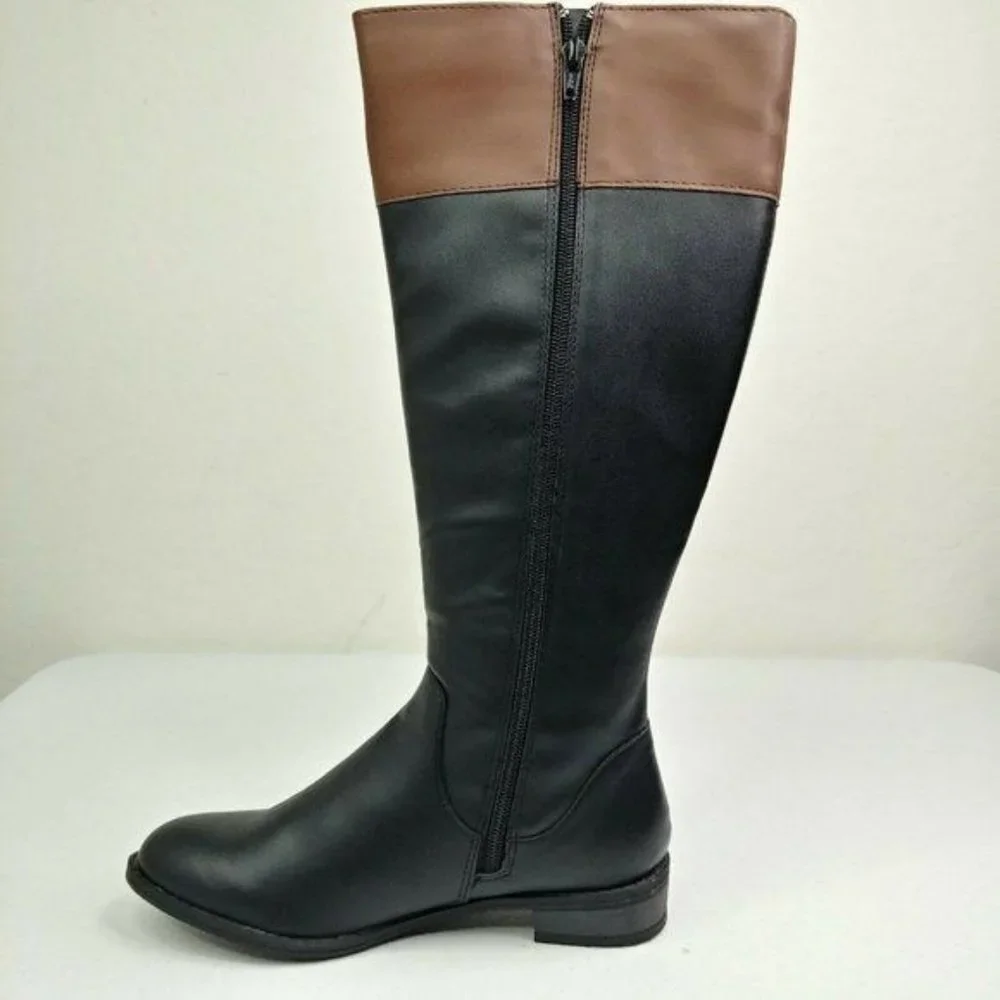 Riding Boots Karen Scott Deliee Closed Toe Women's Size 6.5M